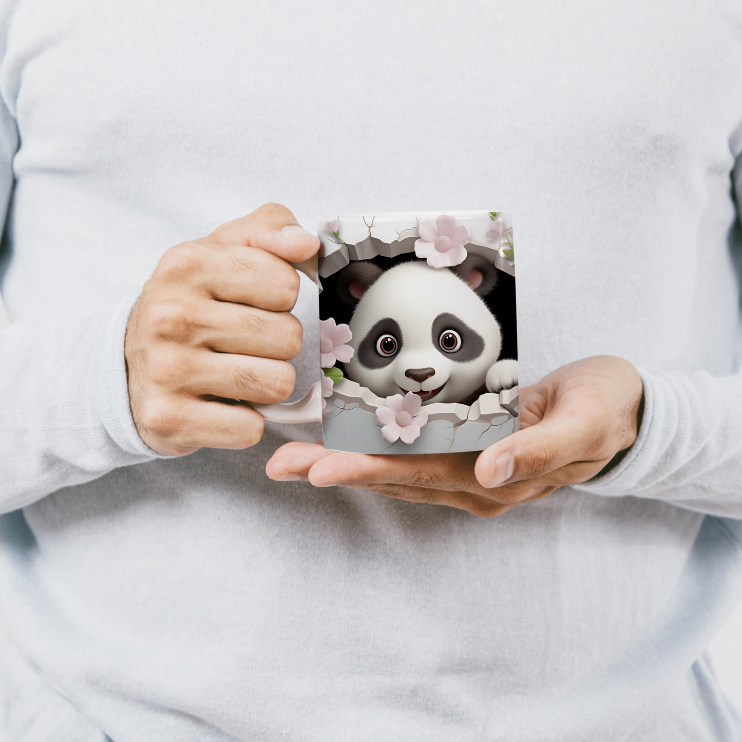 Her Sabah Seni Karşılayan Sevimli Dost – 3D Hayvan Kupa