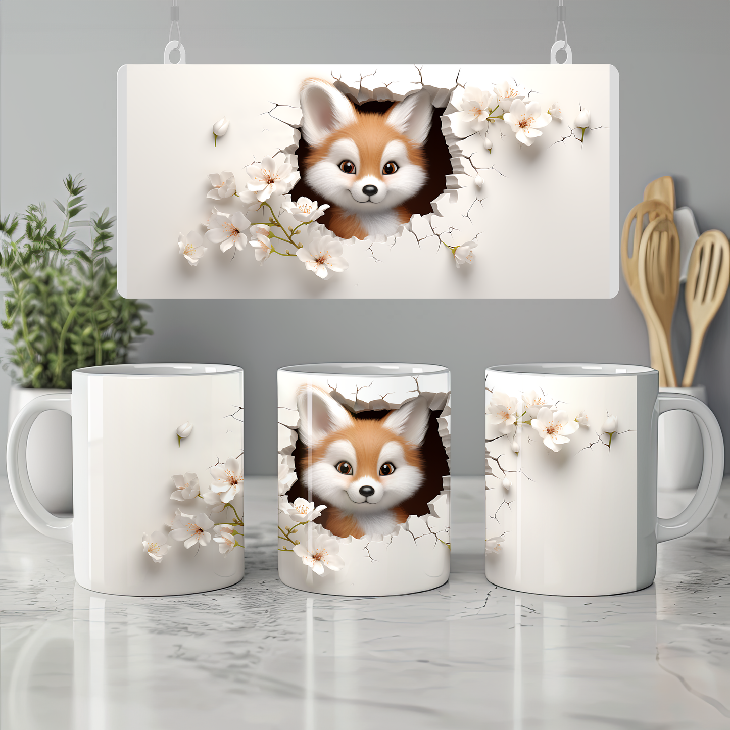 Kupanın Üzerinde Bir Dost – 3D Sevimli Hayvan Hediyesi