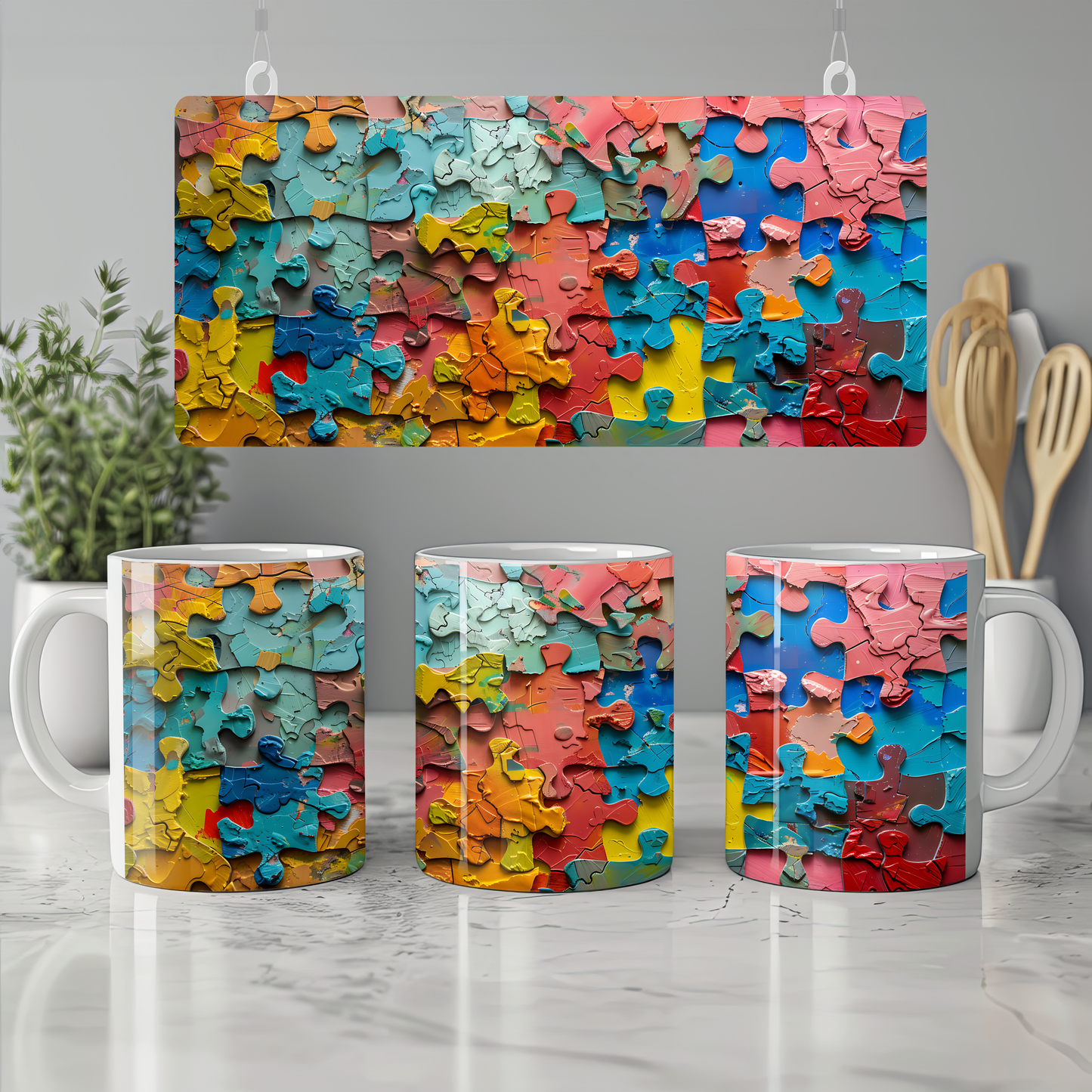 Düşünürken Isın – Puzzle Tutkunlarına Özel Kupa