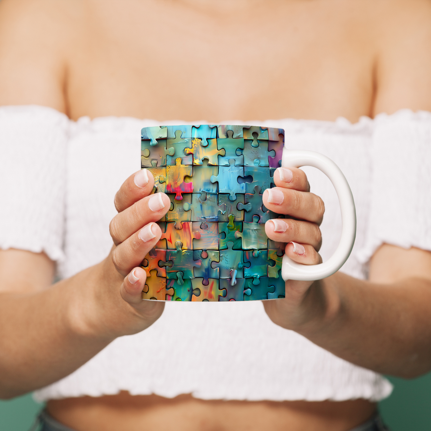 Eğlenceli Zihinler İçin – 3D Puzzle Tasarımlı Hediye Kupa
