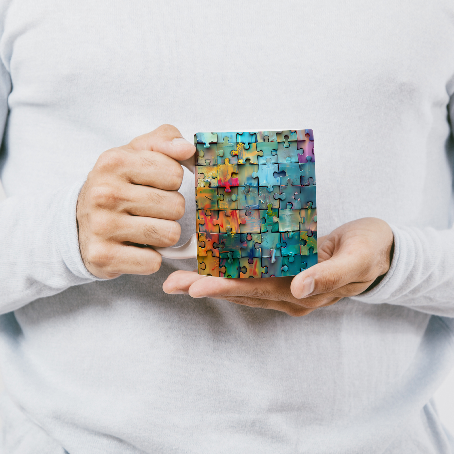 Eğlenceli Zihinler İçin – 3D Puzzle Tasarımlı Hediye Kupa