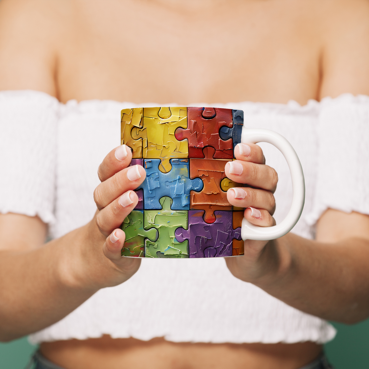 Hayat Bir Puzzle – 3D Temalı Eğlenceli Kupa