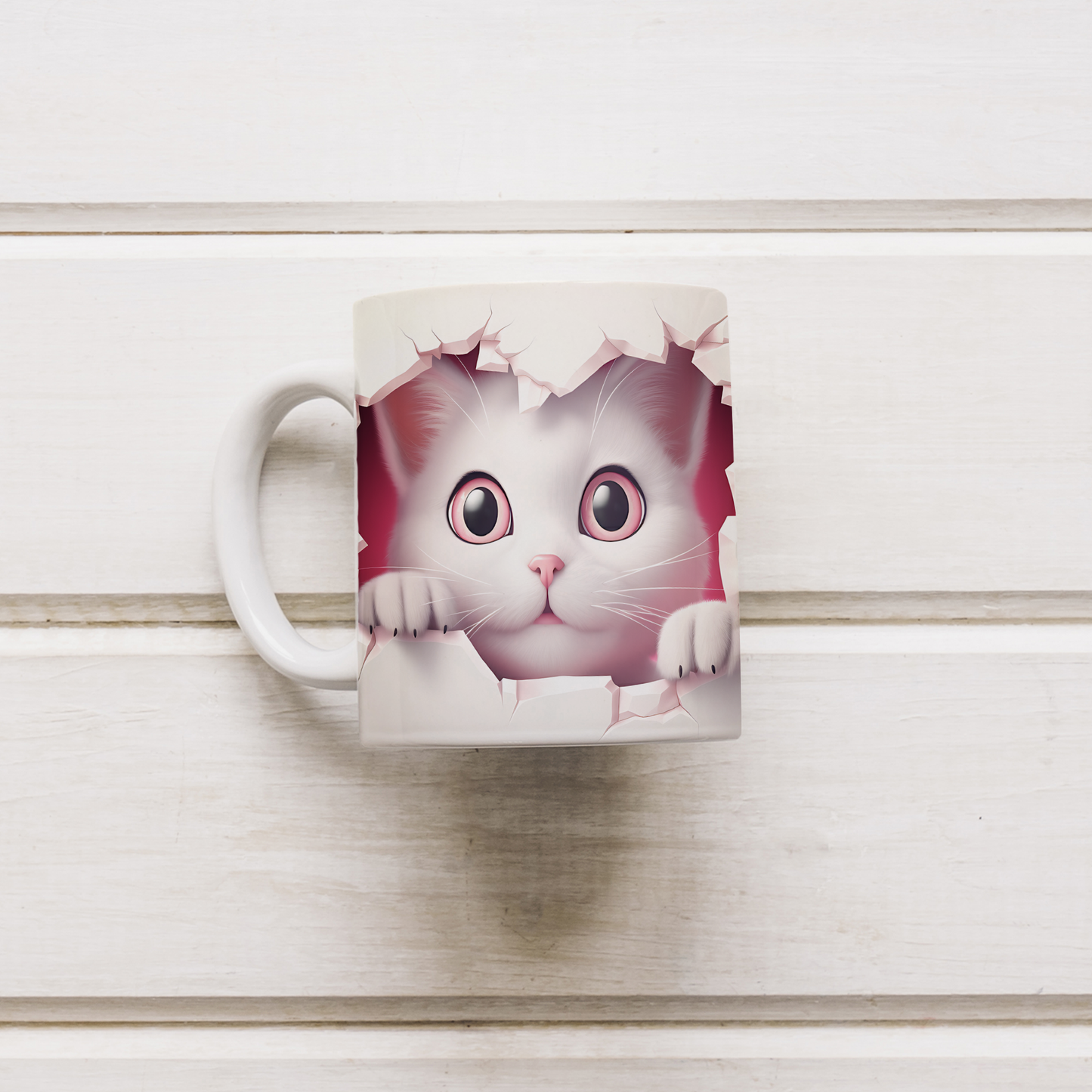 Miyavlayan Sabahlar – Tatlı Kedi Desenli Kupa