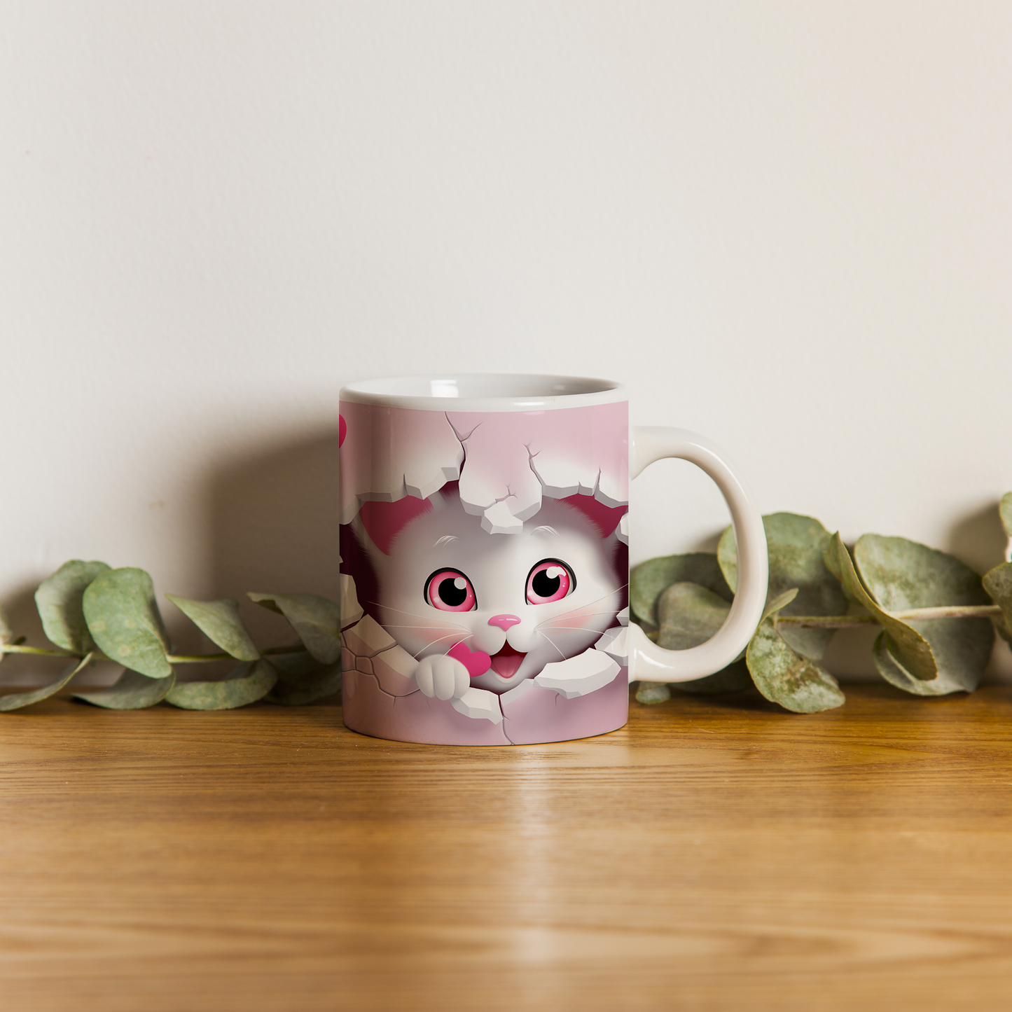 Pati Patı Kahve Molası – Neşeli Kedi Temalı Kupa