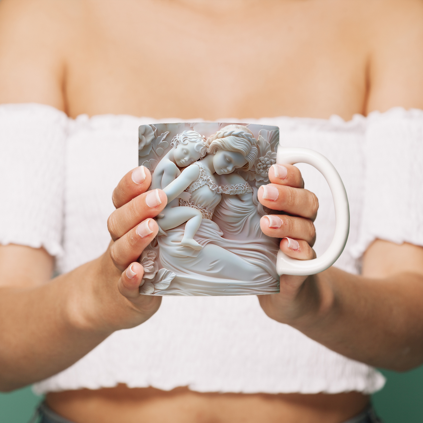 İlk Gülüş – Anne ve Bebek Bağını Yansıtan 3D Kupa