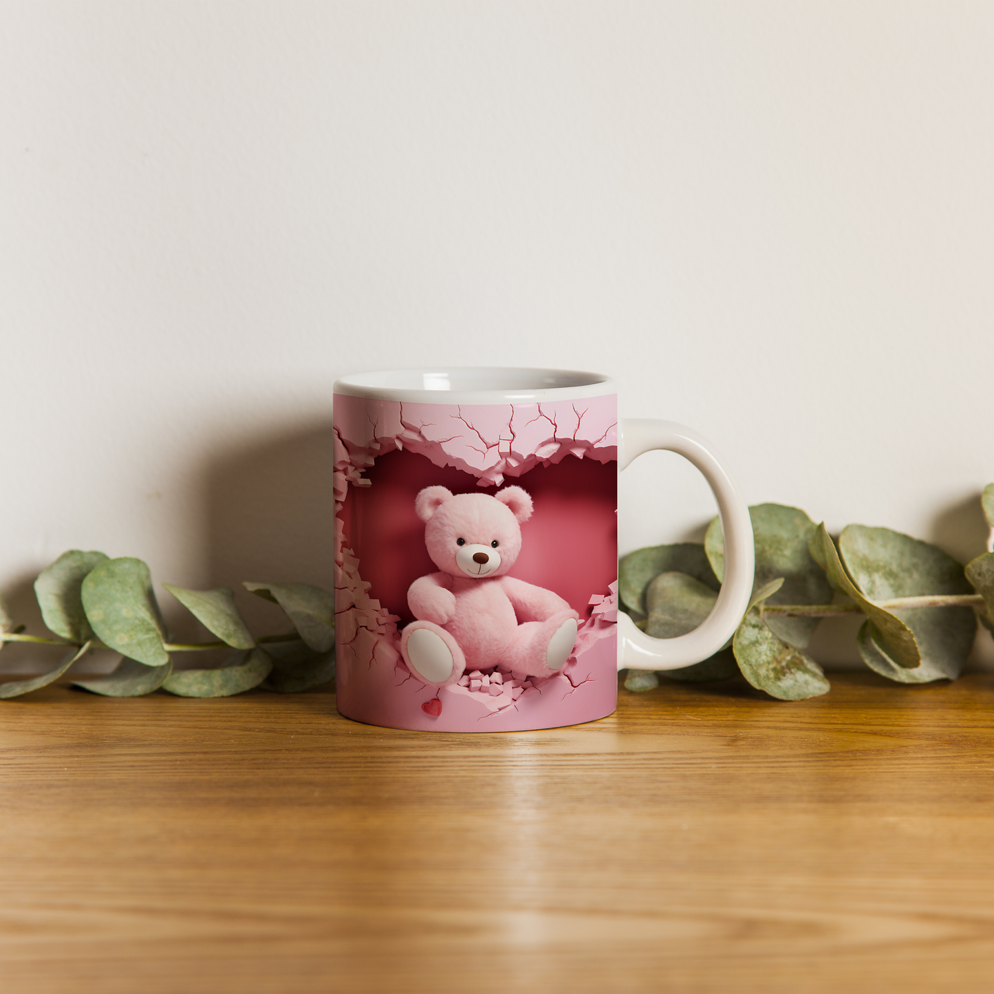 Kahve Keyfine Ayıcık Dokunuşu – 3D Teddy Bear Kupa