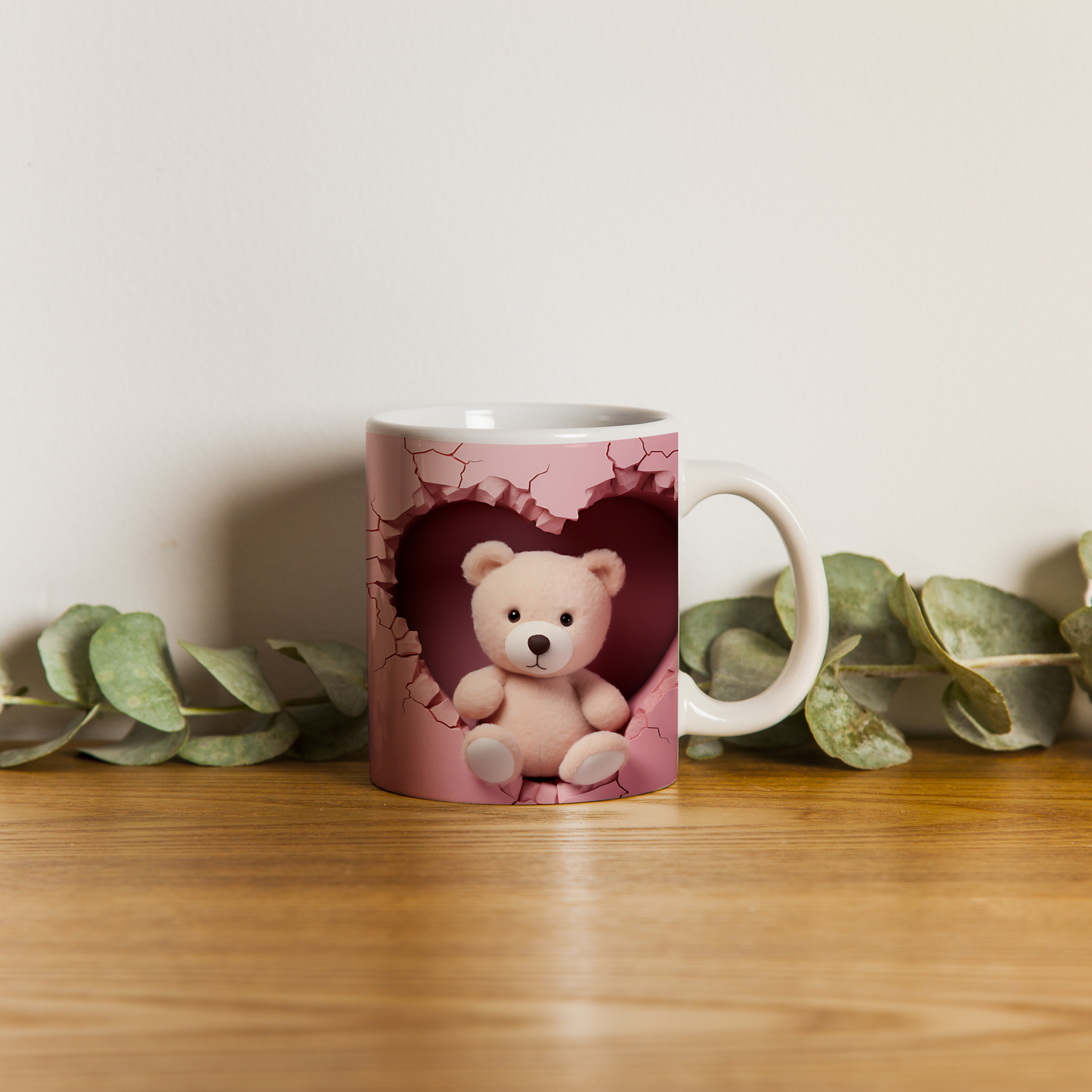 Çocuklar İçin Şirin Kupa – Teddy Bear Tasarımı