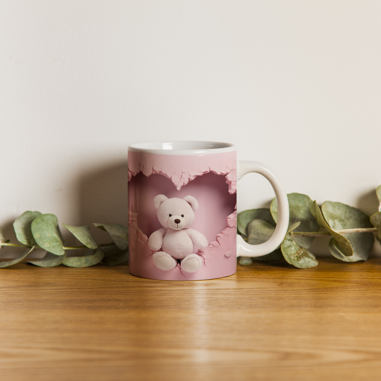 Teddy Bear Mug – 3D Ayıcık Figürlü Kupa ile Sıcacık Molalar