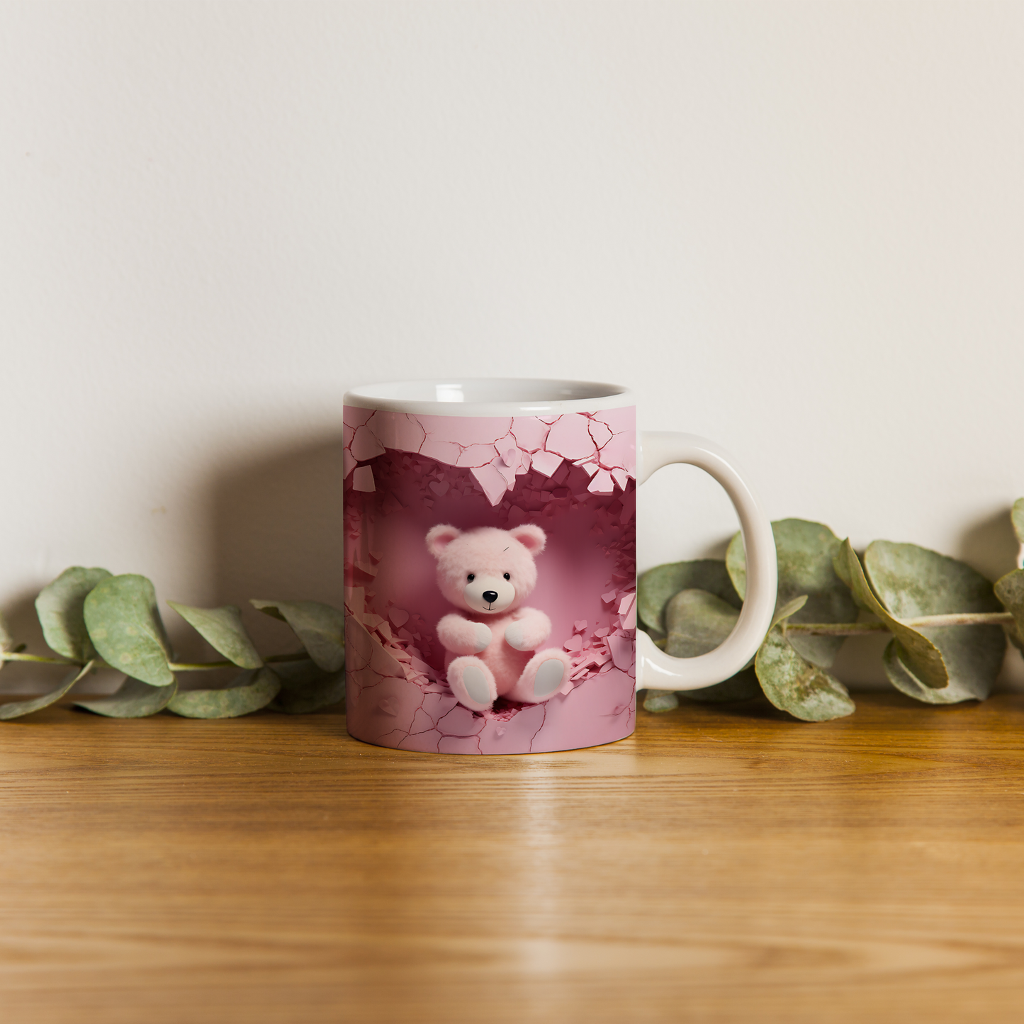 Ayıcık Severlere Özel – Tatlı Teddy Bear Tasarımlı Kupa