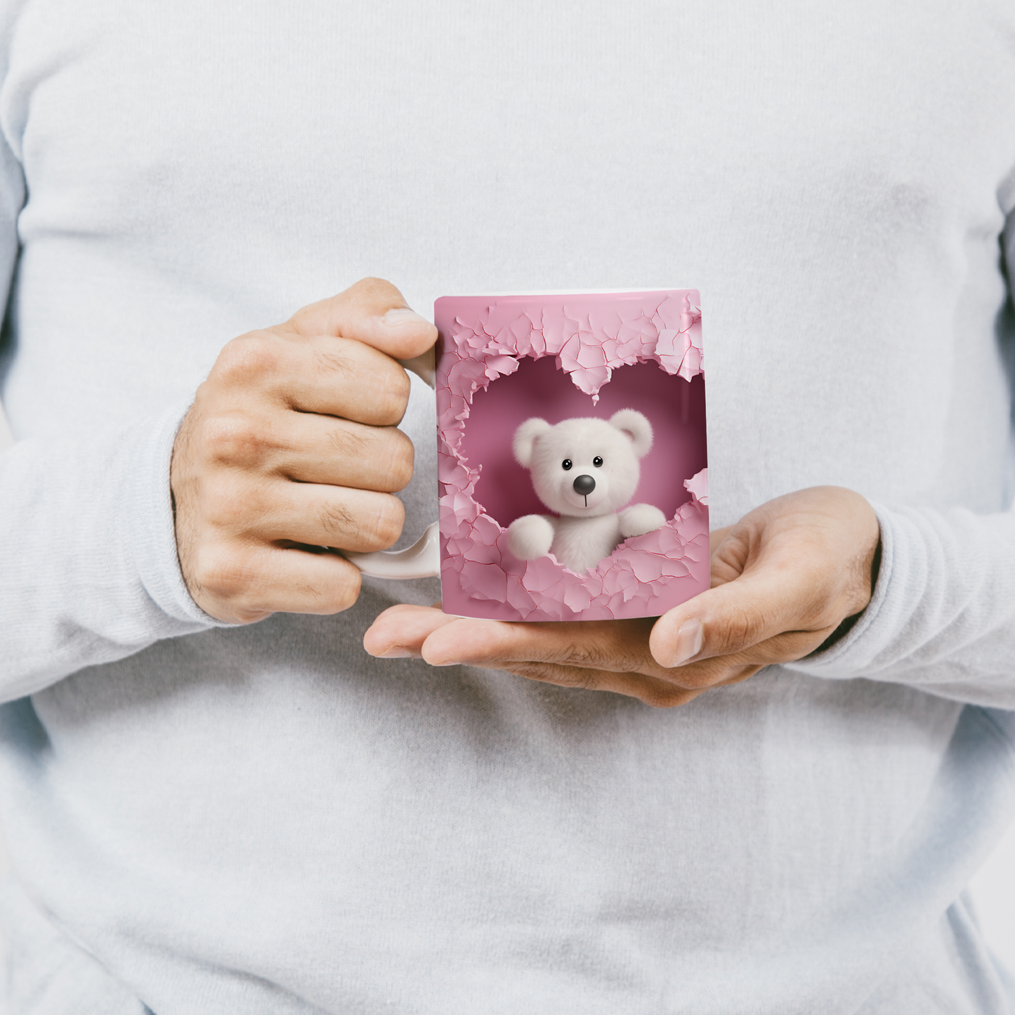 Minik Mutluluklar – Teddy Bear Figürlü Hediyelik Kupa