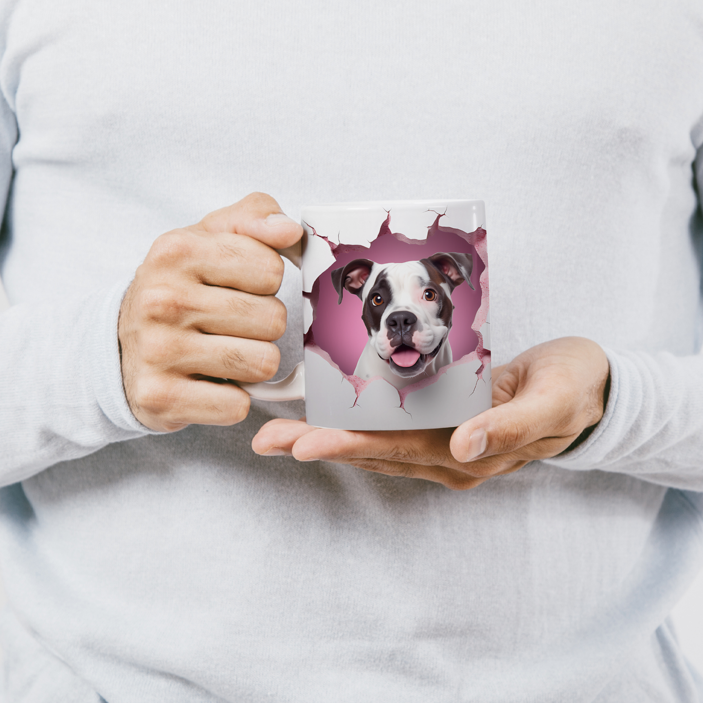 Her Yudumda Pati Gülümsemesi – Hediye Kupa - Valentine Boxer