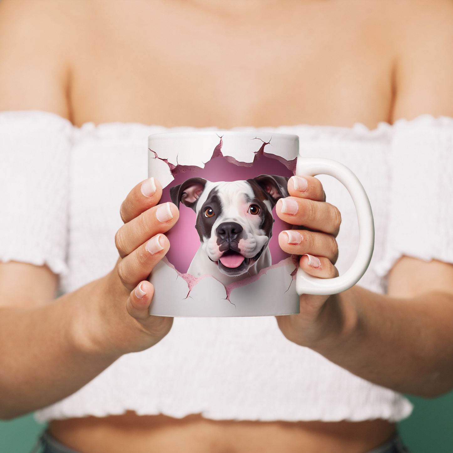 Her Yudumda Pati Gülümsemesi – Hediye Kupa - Valentine Boxer