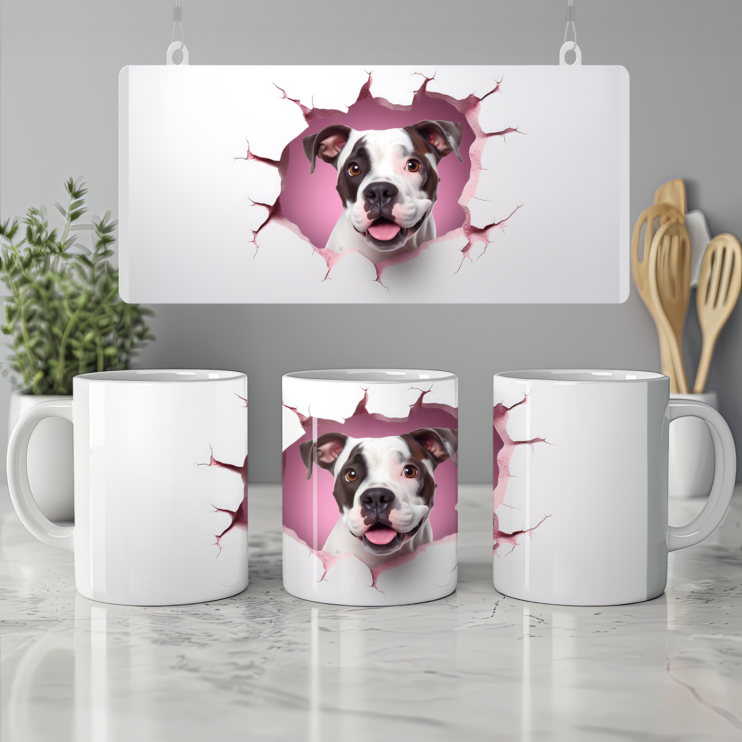 Her Yudumda Pati Gülümsemesi – Hediye Kupa - Valentine Boxer