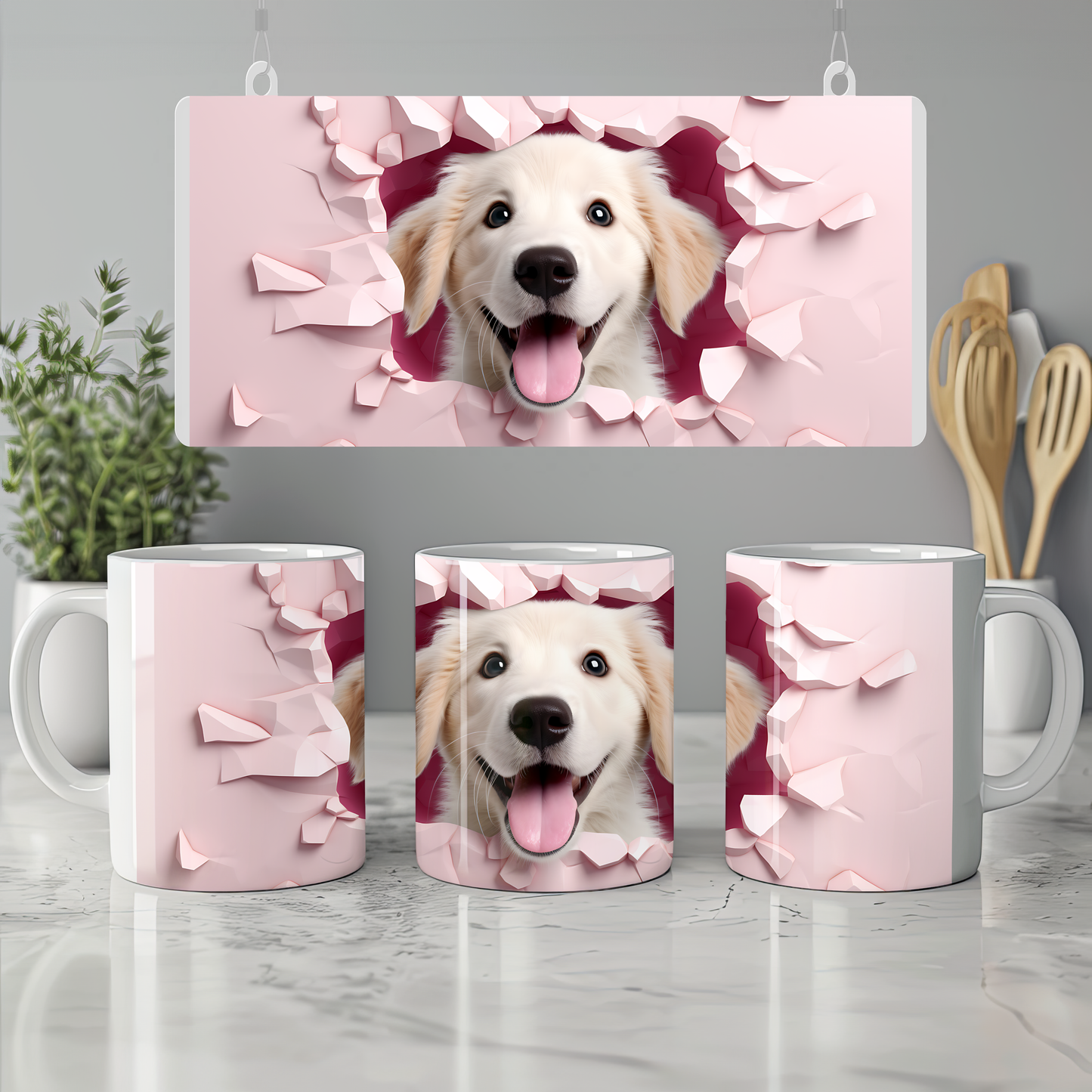 Patili Aşk – Sevdiklerine Tatlı Bir Hediye - Valentine Golden Retriever
