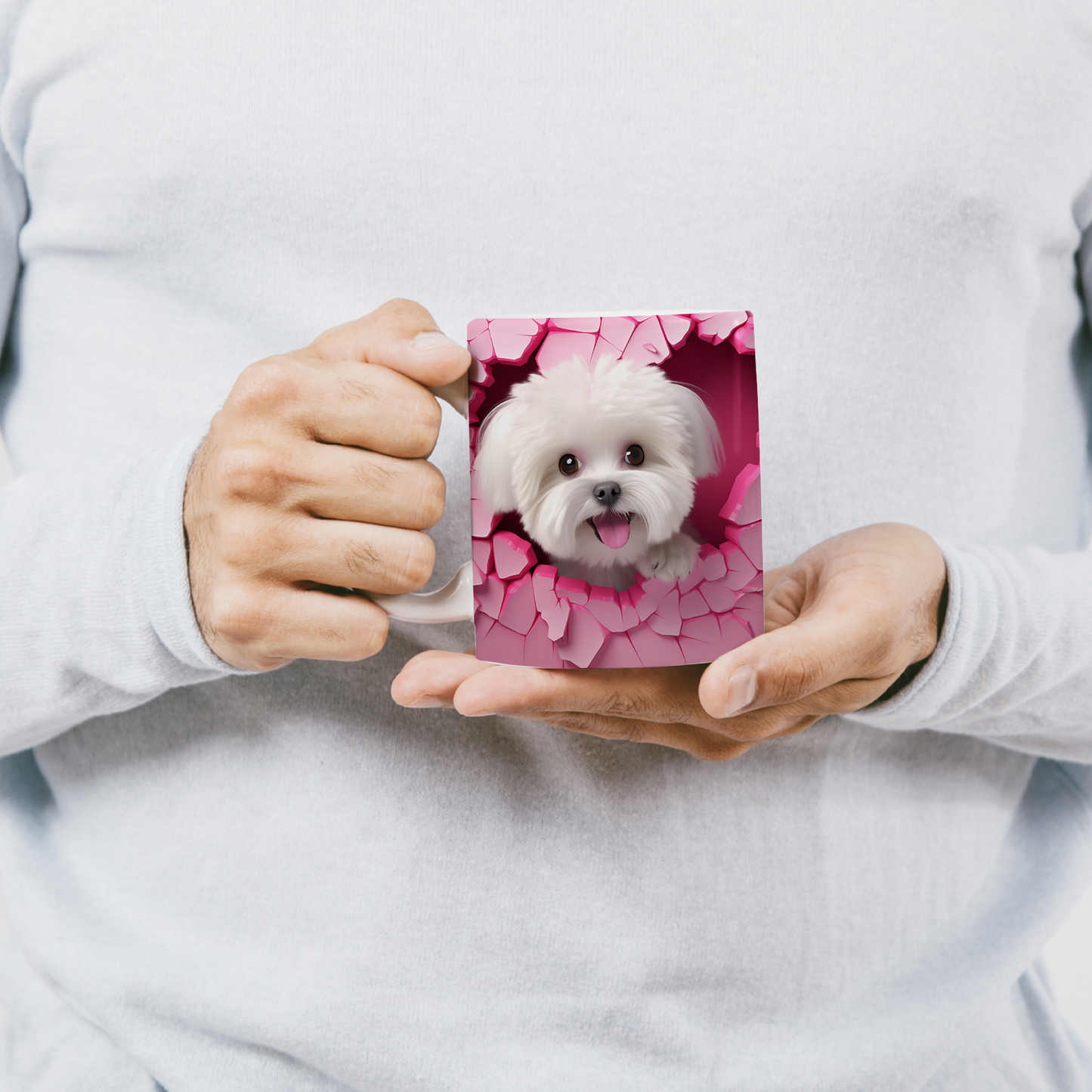 Hav Hav Keyfi – 3D Sevimli Dostunla Kahve Molası - Valentine Maltese