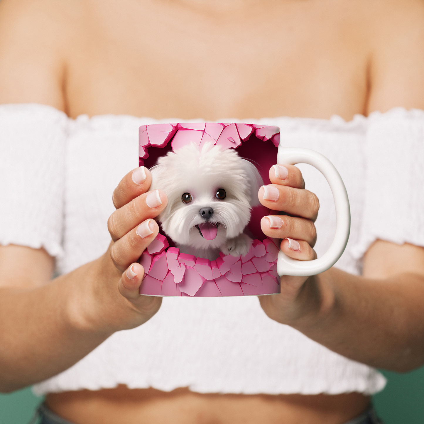 Hav Hav Keyfi – 3D Sevimli Dostunla Kahve Molası - Valentine Maltese