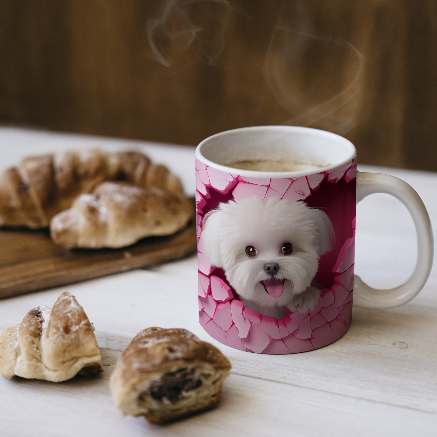 Hav Hav Keyfi – 3D Sevimli Dostunla Kahve Molası - Valentine Maltese