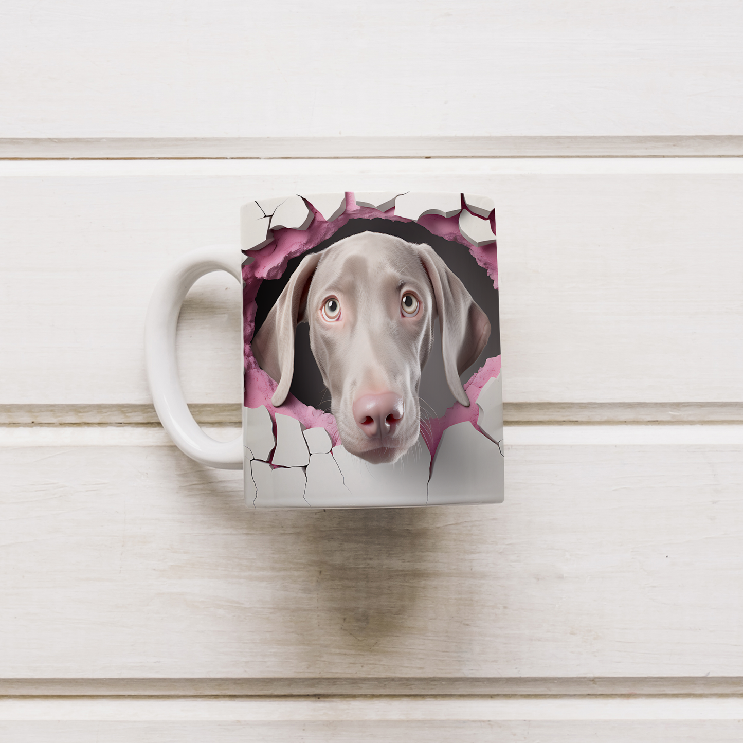 Dost Kupa – Kupanda Minik Bir Köpek - Valentine Weimaraner