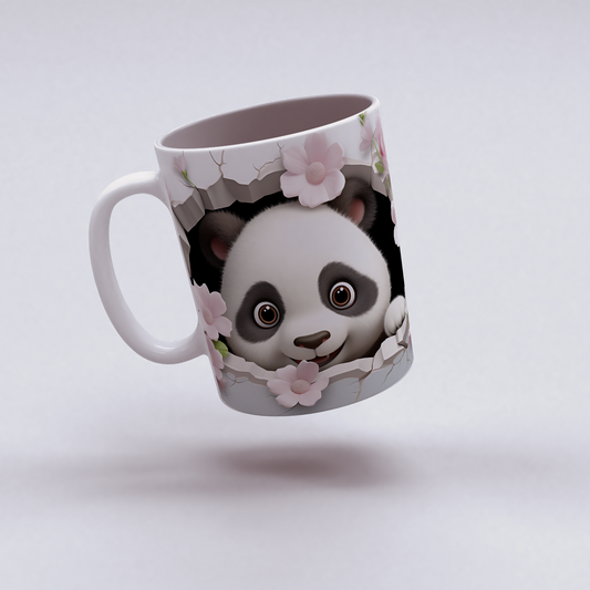 Her Sabah Seni Karşılayan Sevimli Dost – 3D Hayvan Kupa