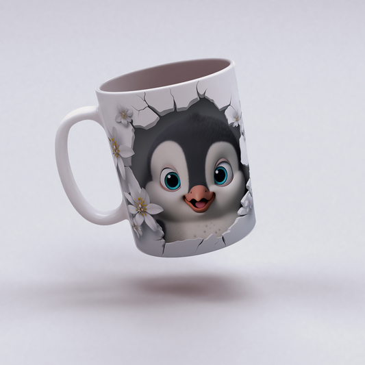 Kupada Minik Bir Orman – Hayvan Temalı 3D Kupa