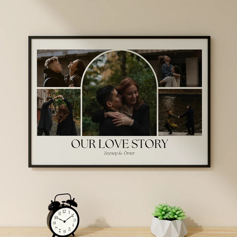 Kişiye Özel "Our Love Story" Poster