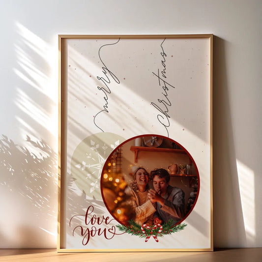 Kişiye Özel Merry Christmas Tasarım Poster