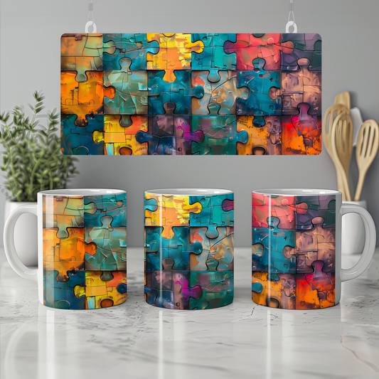 Sen Benim Eksik Parçamsın – 3D Puzzle Hediye Kupası