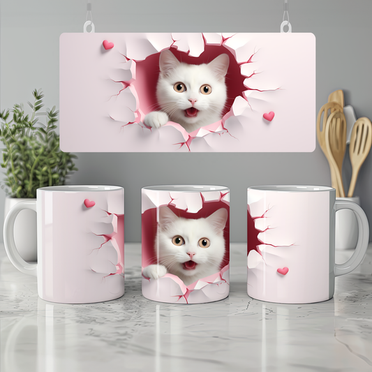 Kedi Stili – Eğlenceli ve Şık Seramik Kupa