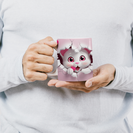 Pati Patı Kahve Molası – Neşeli Kedi Temalı Kupa