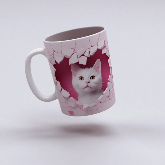 Kedi Aşıklarına En Tatlı Hediye – Figürlü Seramik Kupa
