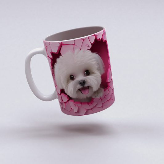 Hav Hav Keyfi – 3D Sevimli Dostunla Kahve Molası - Valentine Maltese