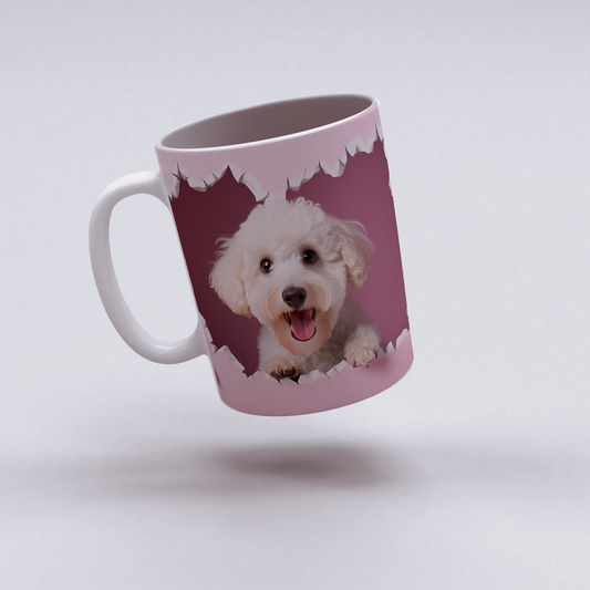 Köpekçiğin Kupası – 3D Sevimlilik Patlaması - Valentine Poodle