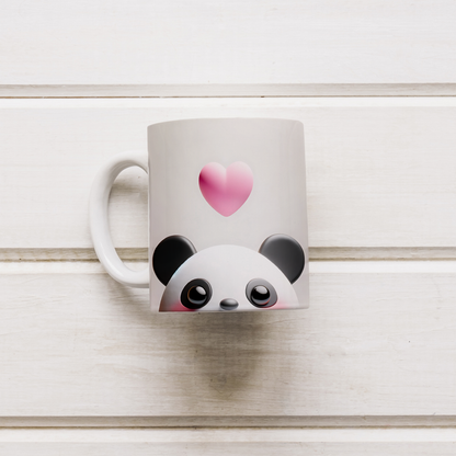Panda Kupa - Sevimli Hayvan Koleksiyonu – Şık ve Eğlenceli Kupa Bardak