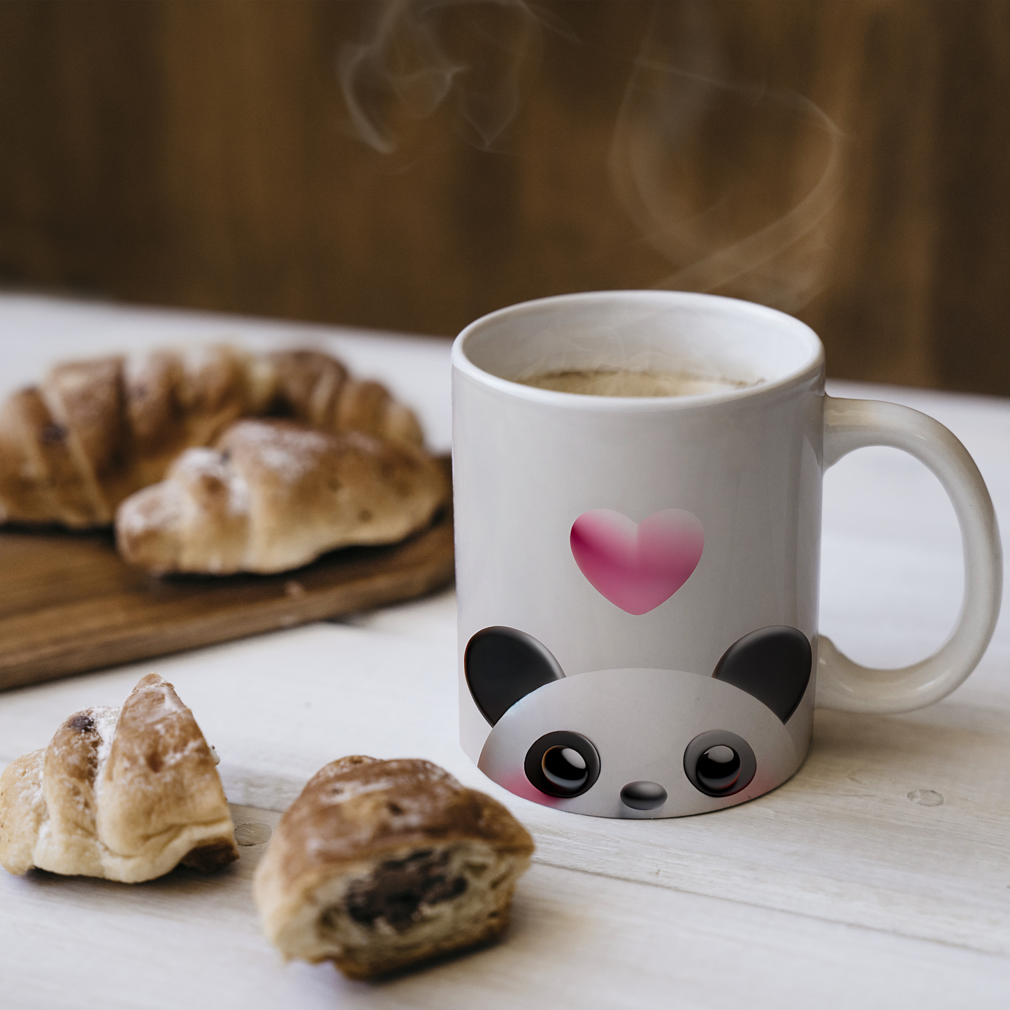 Panda Kupa - Sevimli Hayvan Koleksiyonu – Şık ve Eğlenceli Kupa Bardak