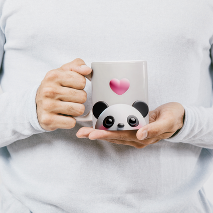 Panda Kupa - Sevimli Hayvan Koleksiyonu – Şık ve Eğlenceli Kupa Bardak